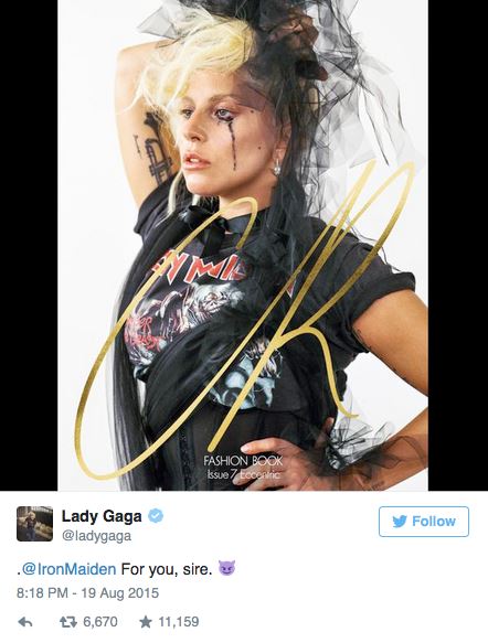 Lady Gaga: Saya adalah <i>The Next</i> Iron Maiden 