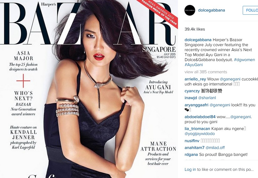 Impian Gani Mengenakan Gaun Dolce & Gabbana Akhirnya Terwujud