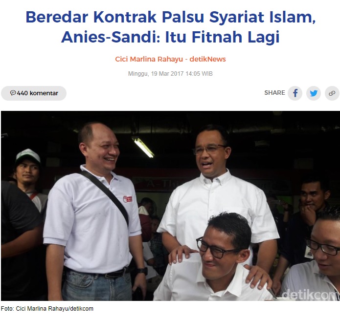 [Cek Fakta] Anies Terlibat Kontrak Politik dengan Hizbut Tahrir Indonesia (HTI)? Ini Faktanya