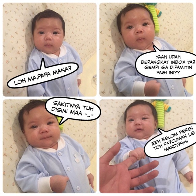 Hobi Baru Gisel Buat Meme Untuk Anaknya