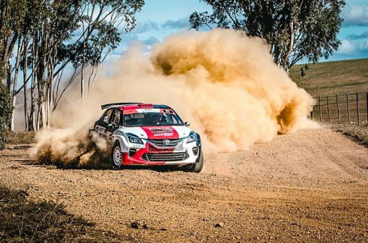 Toyota GR Starlet debut di WRC. (instagram @tgrsouthafrica)