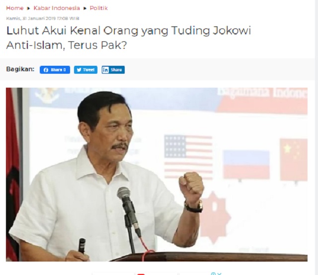 Luhut Sebut Jokowi Hafal Alquran 40 Juz Saat Usia 10 Tahun Ini Faktanya