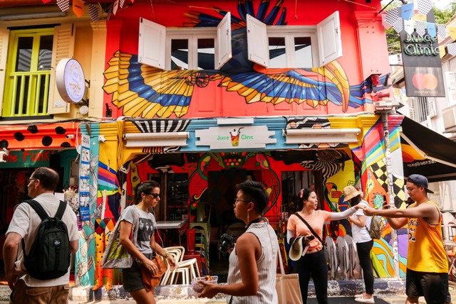 Bangunan di Haji Lane yang 'Menolak Tua'