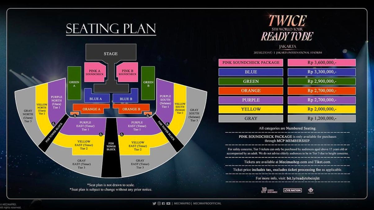 Harga Tiket Konser TWICE di Jakarta, Termurah Rp1,2 Juta!