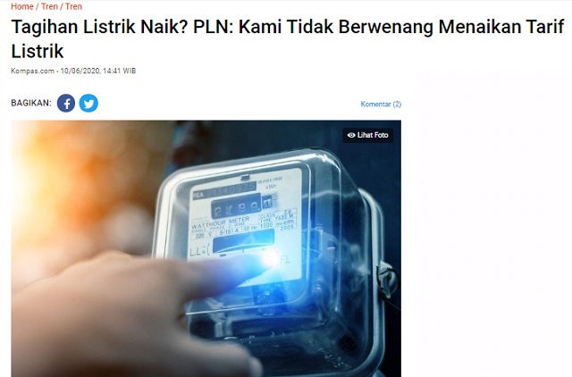 [Cek Fakta] Listrik Gratis Hasil Kenaikan Tarif 'Saudaramu' yang Lain? Ini Faktanya
