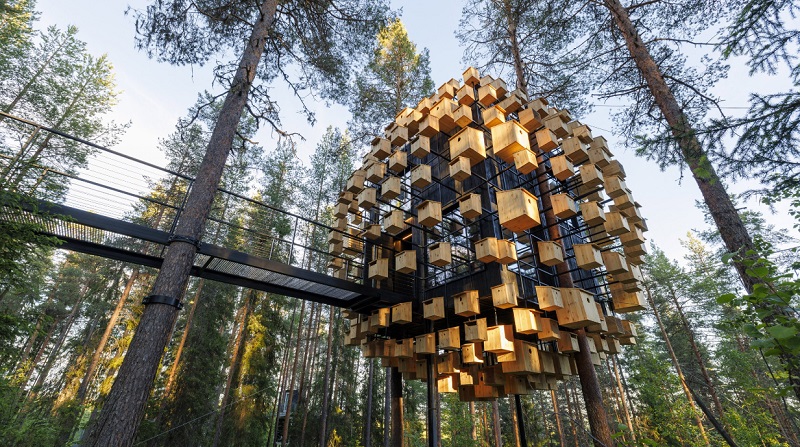 Kaleidoscope 2022: el diseño de hotel más exclusivo, ex-prisión en las copas de los árboles