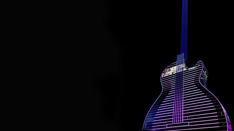 Hotel Hard Rock Berbentuk Gitar di Florida