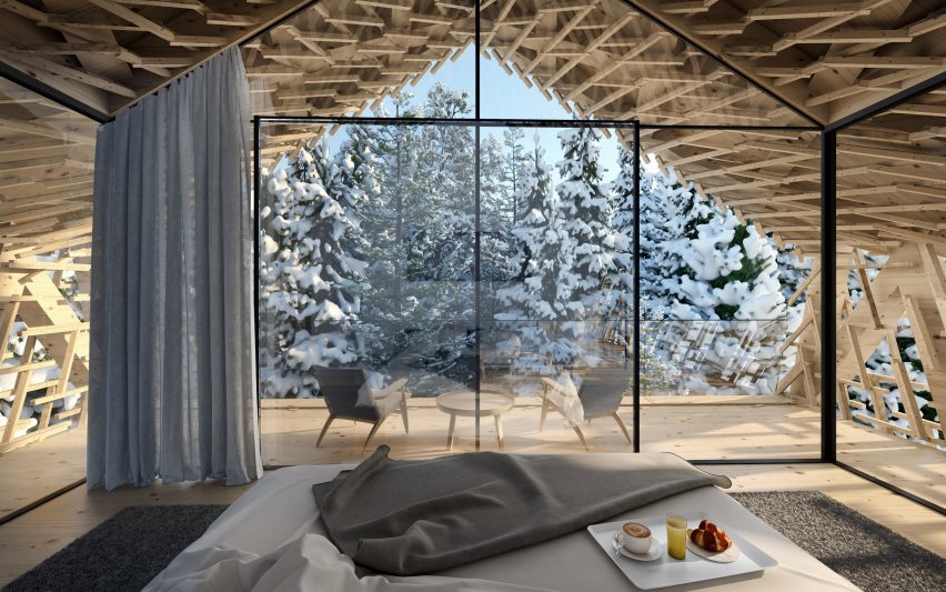 Hotel Menyerupai Rumah Pohon Raksasa di Austria