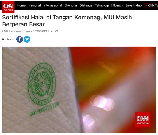 [Cek Fakta] Sertifikasi Halal Dipegang PT Surveyor Indonesia Bukan Lagi MUI? Ini Faktanya