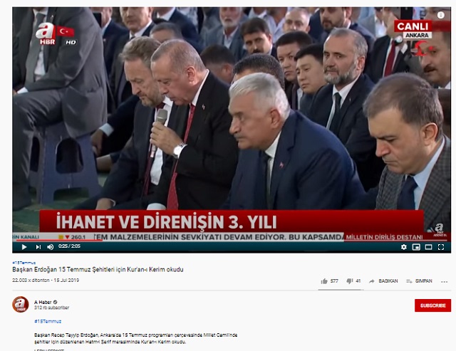 [Cek Fakta] Video Erdogan Baca Alquran di Hagia Sophia? Ini Faktanya