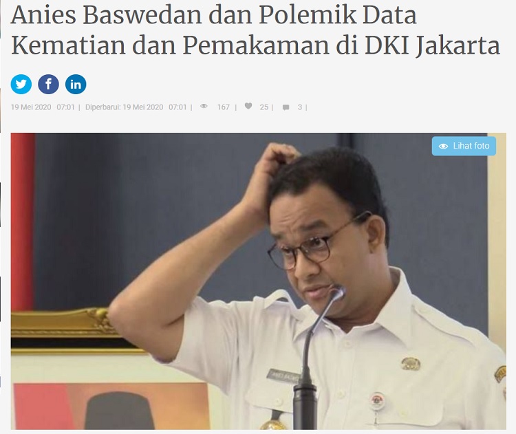 [Cek Fakta] Anies Baswedan Menawarkan Diri Mundur Sebagai Gubernur? Ini Faktanya