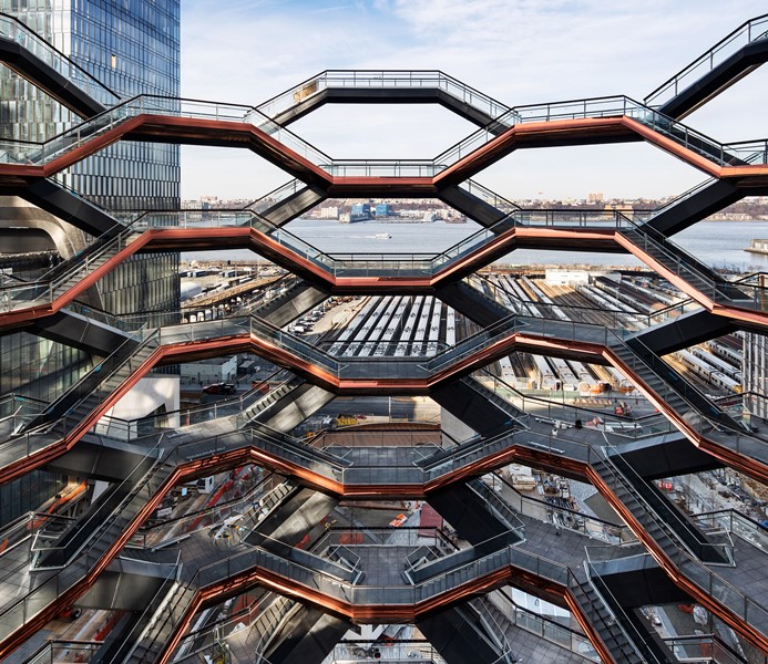 Bangunan Mirip Sarang Lebah di Hudson Yards