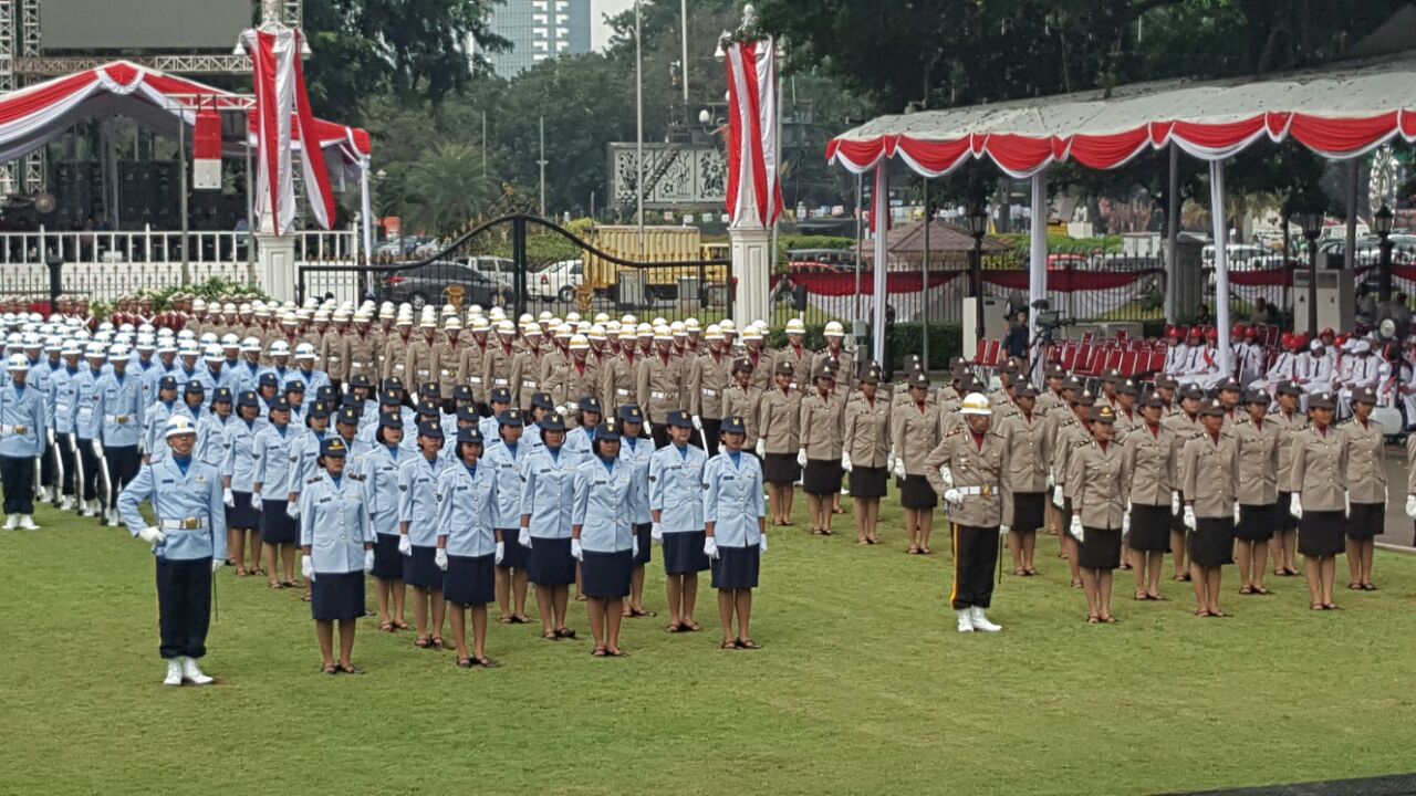 Presiden Saksikan Gladi Bersih Perayaan HUT ke-71 RI