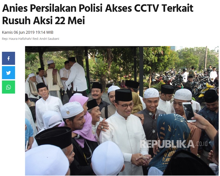 [Cek Fakta] Rekaman CCTV Jakarta <i>Smartcity</i> Deteksi Keberadaan Simpatisan PKI Saat Demo? Ini Faktanya