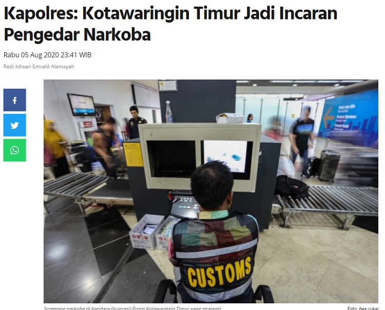 [Cek Fakta] Cawabup Muhammad Arsyad Sebut Kotim Tertinggi Kasus Narkoba di Kalteng? Ini Faktanya