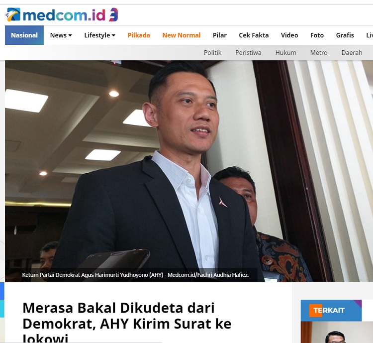 [Cek Fakta] Jokowi Instruksikan TNI-Polri Kudeta Partai Demokrat? Ini Faktanya