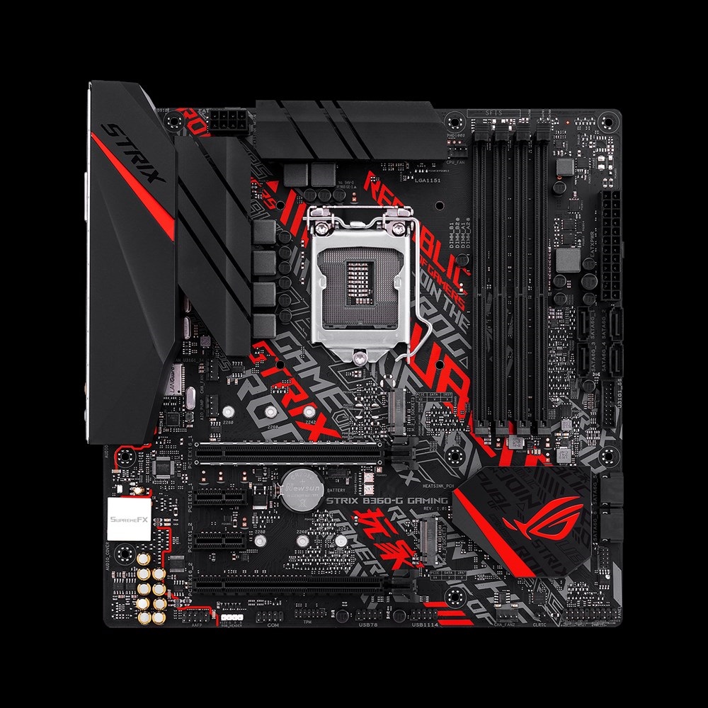 ASUS ROG Strix B360-G Gaming, Kecil-Kecil Gaming