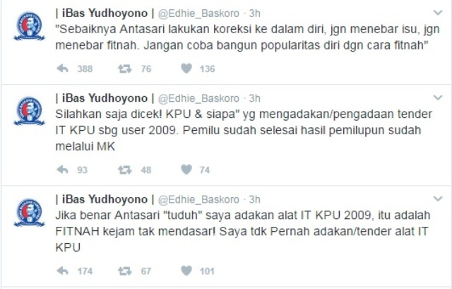 Ibas: Antasari Fitnah