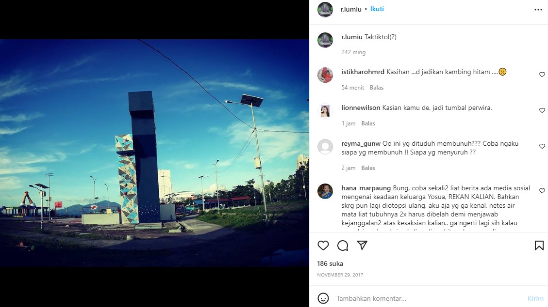 Instagram Diduga Milik Bharada E Diserbu Netizen: Jujur Saja