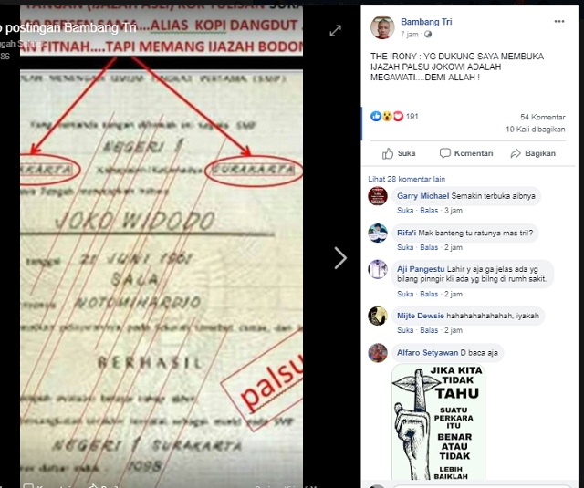 [Cek Fakta] Megawati sedang Membusukkan Nama KPU untuk Membongkar Ijazah Palsu Jokowi? Ini Faktanya