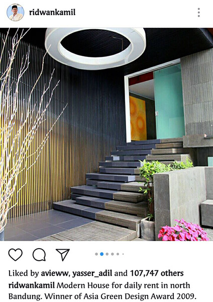 Rumah Botol Karya Ridwan Kamil Disewakan