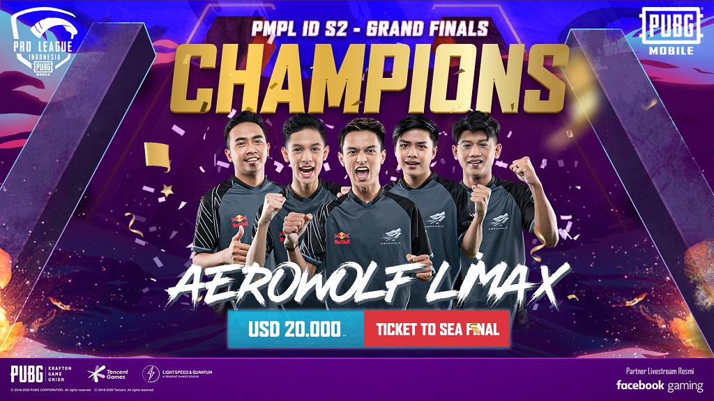 Aerowolf Limax Bawa Indonesia ke PUBG Mobile Pro League Asia Tenggara