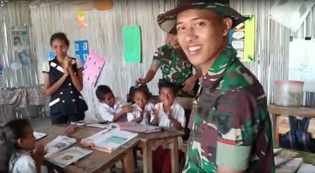 Pengabdian Tentara Suku Anak Dalam di Perbatasan