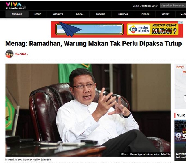 Menag Sebut Korupsi Tidak Bertentangan dengan Syariat Islam? Ini Faktanya