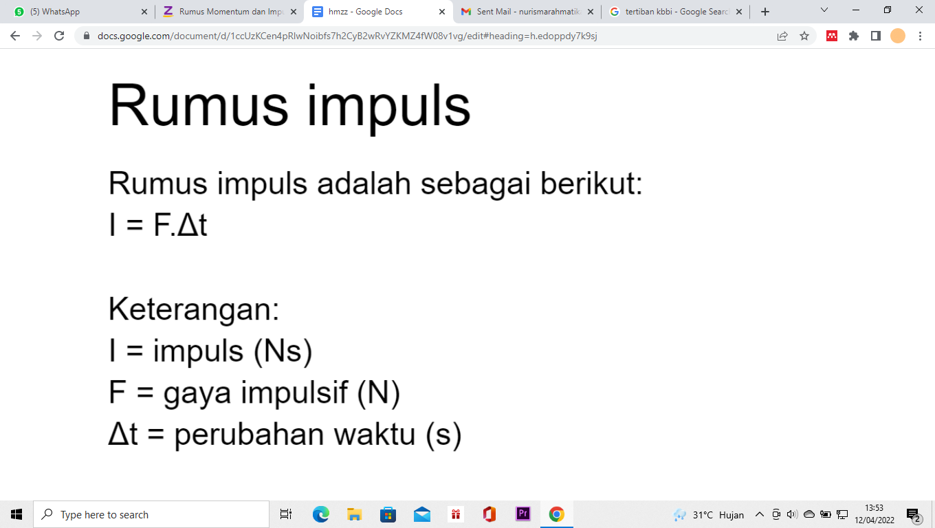 Mengenal Momentum dan Impuls: Konsep, Rumus, Contoh Soal