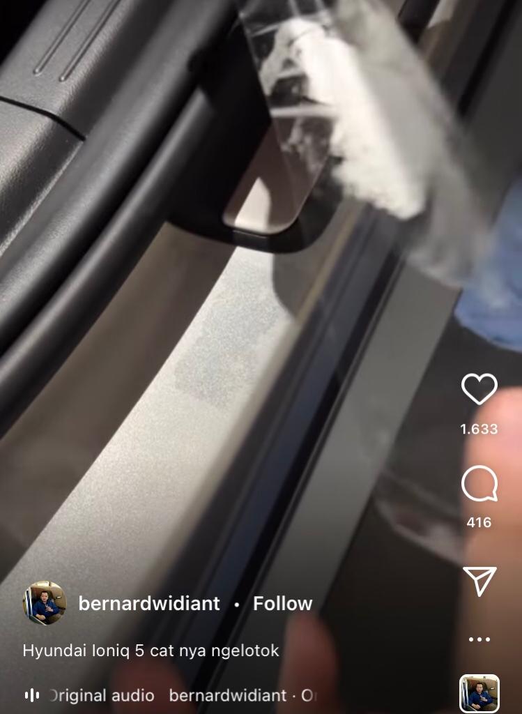 Viral Cat Hyundai Ioniq 5 Mengelupas Ditempel Lakban, Kok Bisa?