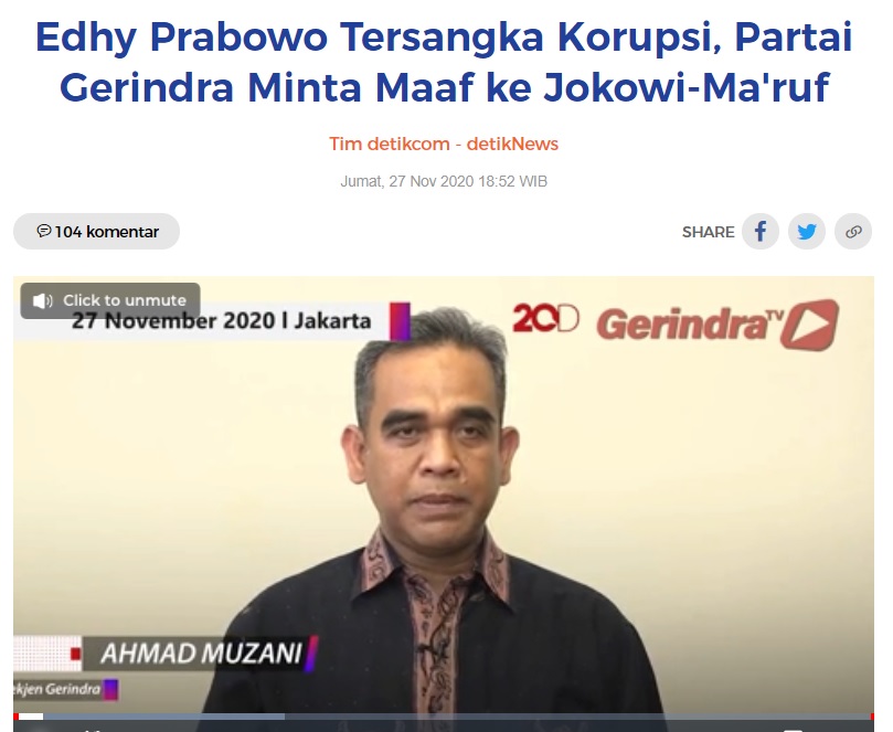[Cek Fakta] KPK Periksa Kas Partai Gerindra? Ini Faktanya