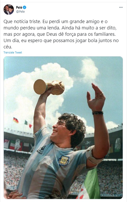 [Cek Fakta] Pele Berziarah ke Makam Maradona? Ini Faktanya