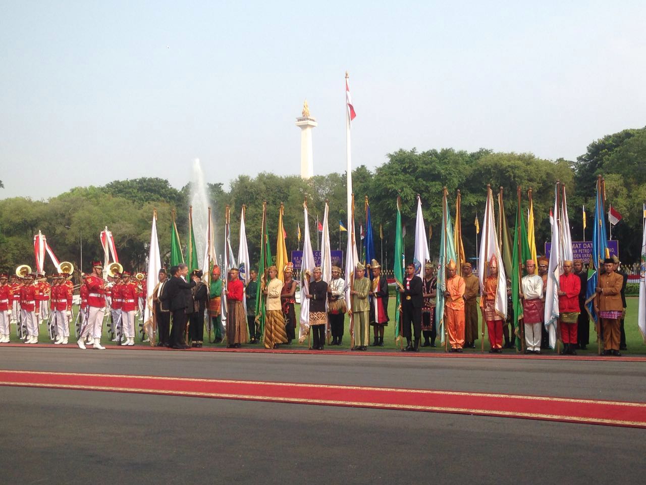 Gaya Baru Penyambutan Tamu Negara di Istana