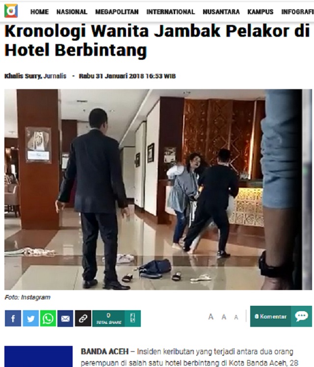 Cek Fakta Istri Sah Labrak Istri Simpanan Dirut Garuda Di Hotel
