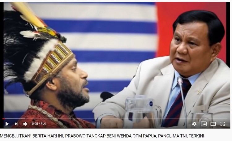 [Cek Fakta] Prabowo Tangkap Benny Wenda? Ini Faktanya