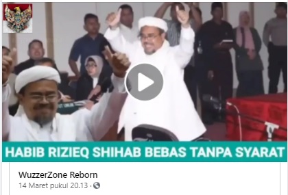Cek Fakta Rizieq Shihab Bebas Tanpa Syarat Ini Faktanya