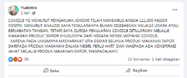 [Cek Fakta] Berjabat Tangan tidak Menularkan Virus Korona? Ini Faktanya