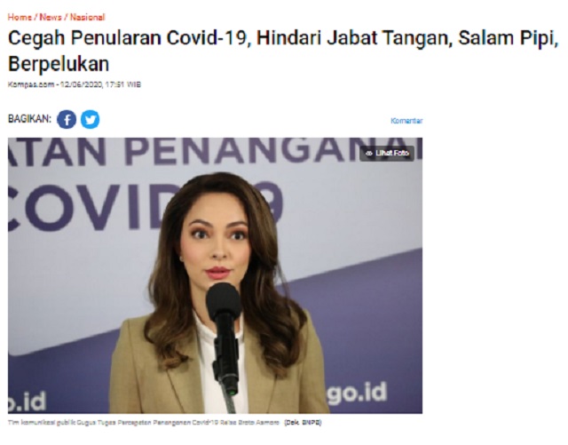 [Cek Fakta] Berjabat Tangan tidak Menularkan Virus Korona? Ini Faktanya