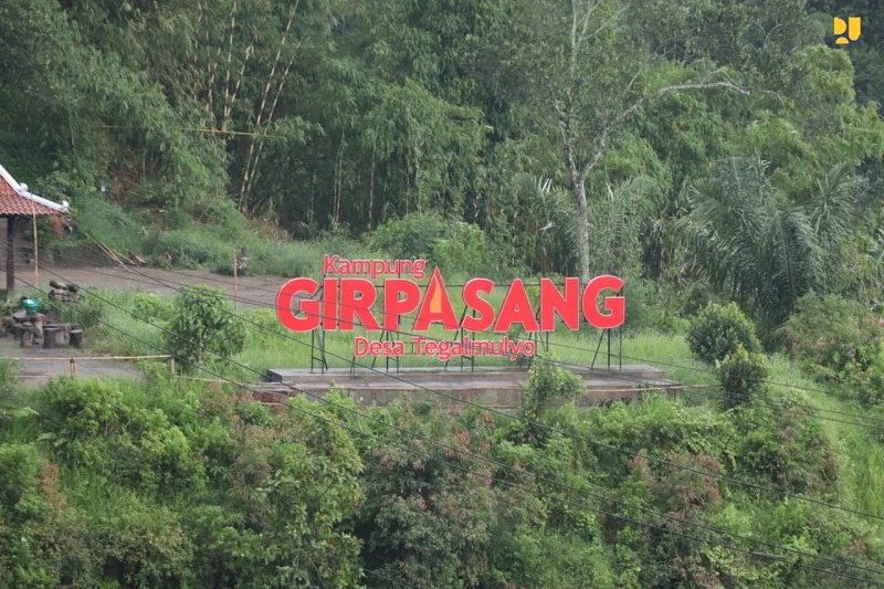 Begini Penampakan Jembatan Gantung Girpasang di Klaten Senilai Rp3,2 Miliar