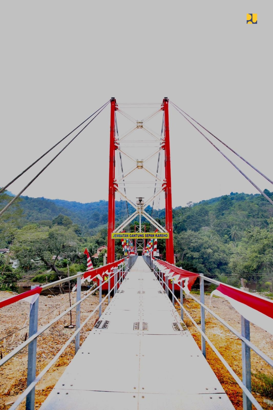 Jembatan Gantung Kareho di Kalimantan Barat Dibangun Rp13,65 Miliar