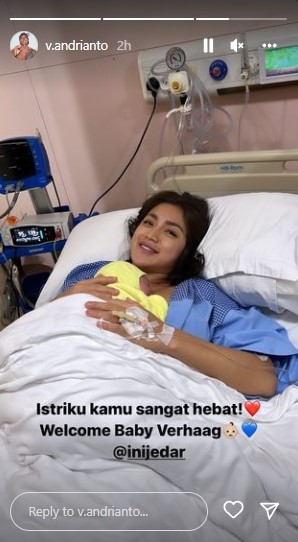 Jessica Iskandar melahirkan anak kedua. Instagram v.andrianto