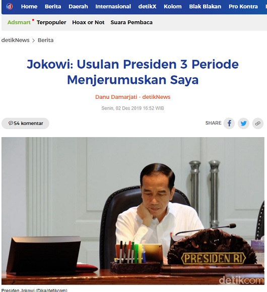 [Cek Fakta] MPR dan KPU Sepakat Jokowi Lanjut Sampai 2027? Ini Faktanya