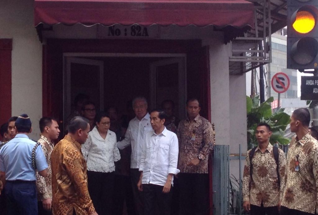 Warga Tanah Abang Antusias Dikunjungi Jokowi-Duterte
