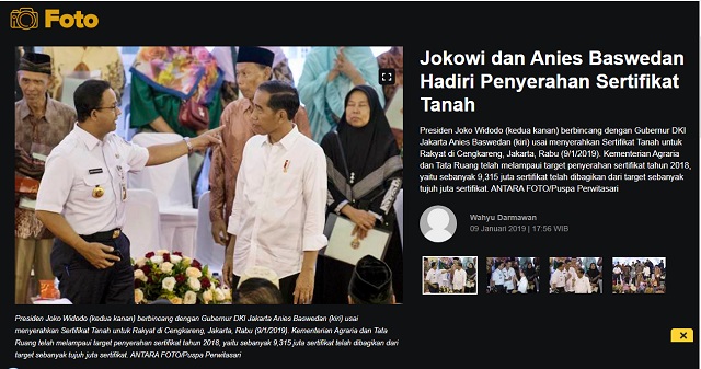 [Cek Fakta] Benarkah Ini Foto Anies Marah dan Jokowi Akui Dirinya Jongos Tiongkok?