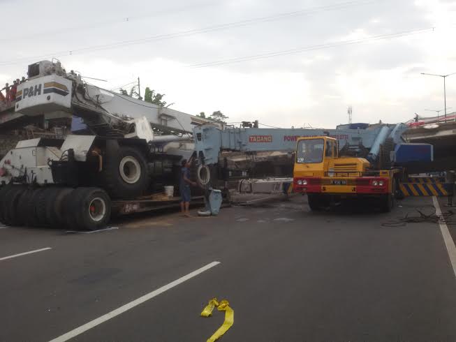 Evakuasi JPO di Tol BSD Ditargetkan Selesai Hari Ini