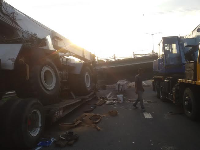 Evakuasi JPO di Tol BSD Ditargetkan Selesai Hari Ini