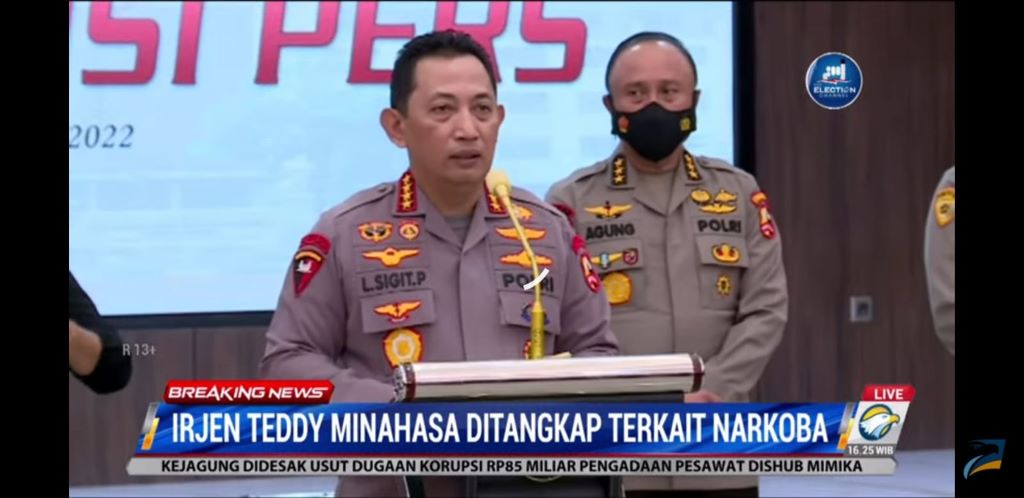 Bukan Pengguna, Ini Kasus Narkoba yang Menjerat Irjen Teddy Minahasa