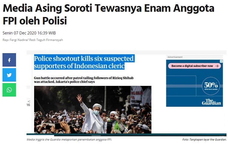 [Cek Fakta] Forum HAM Internasional Menyidik Kasus Tewasnya Anggota FPI? Ini Faktanya