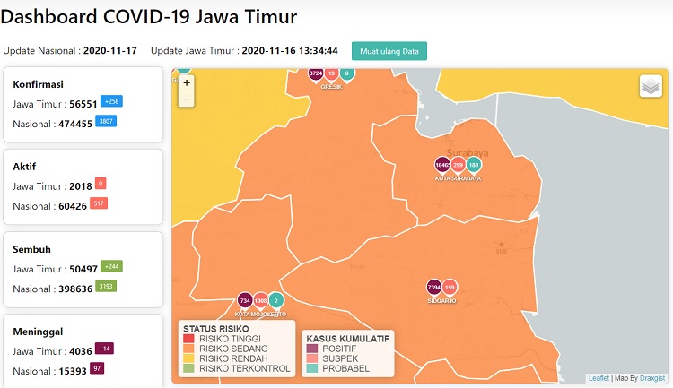 [Cek Fakta] Tambahan Covid-19 Kota Surabaya Tembus 11 Ribu Kasus? Ini Faktanya