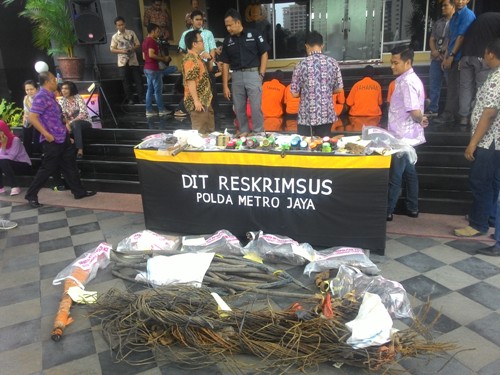 Pencuri Kabel di Saluran Air Jalan Merdeka Selatan Ditangkap